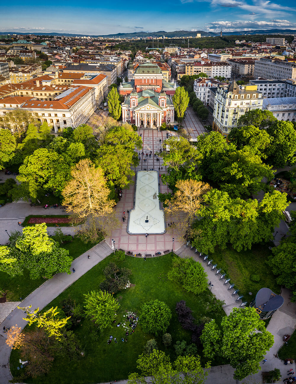The City Garden from above