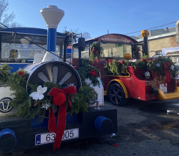 Festive journey with christmas trains in the heart of Sofia
